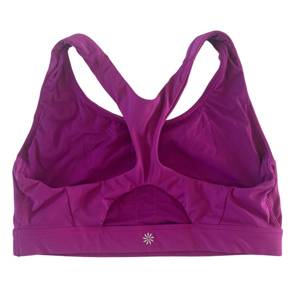 Athleta Ultimate Bra in SuperSonic D-DD Fuscia Medium #531117-15 MSRP $49 - Picture 4 of 9